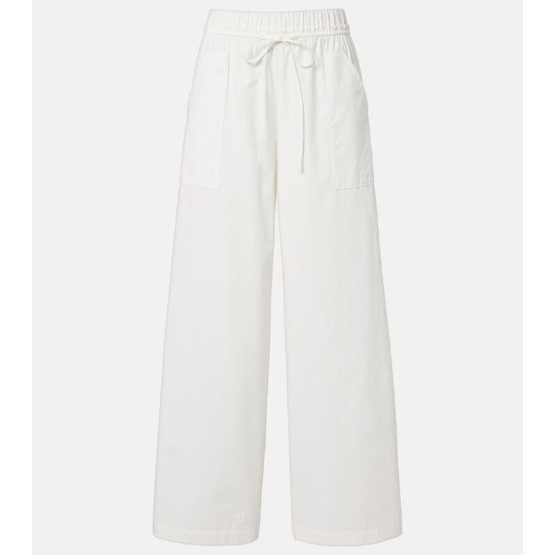 Vince Cotton poplin wide-leg pants