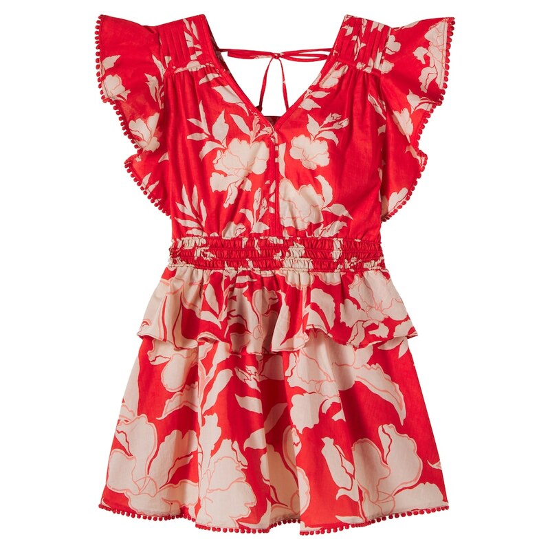 Poupette St Barth Kids Noemi floral cotton dress