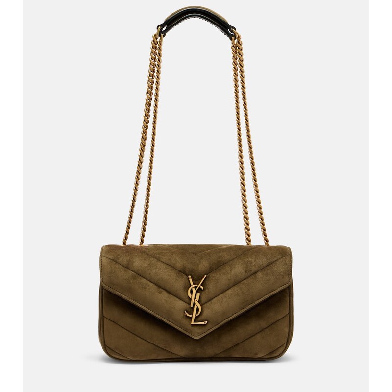 Saint Laurent Loulou Small suede shoulder bag