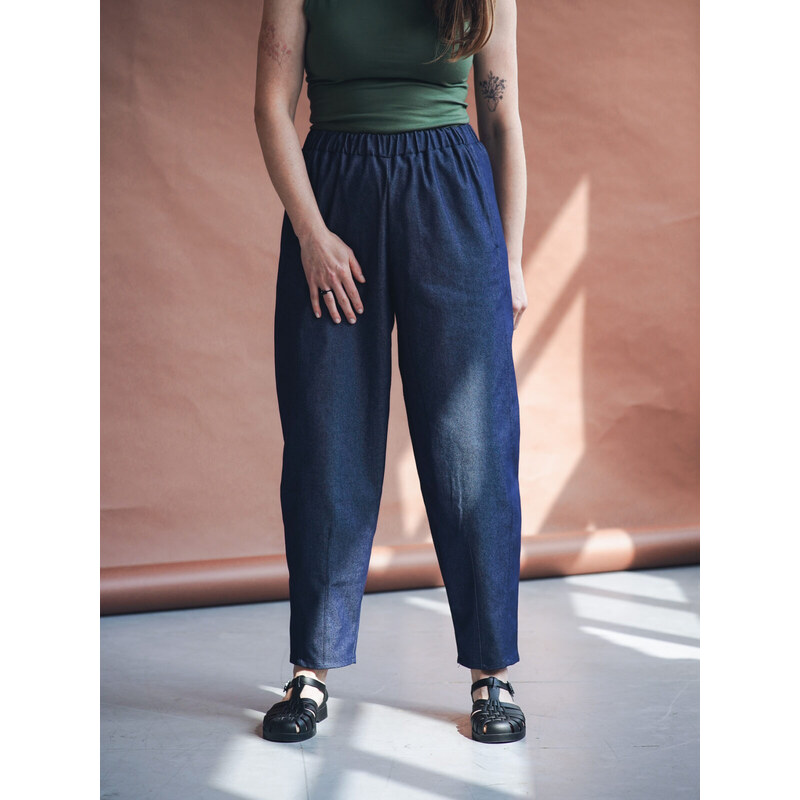 MINILE Kalhoty Barell Denim - XS-S