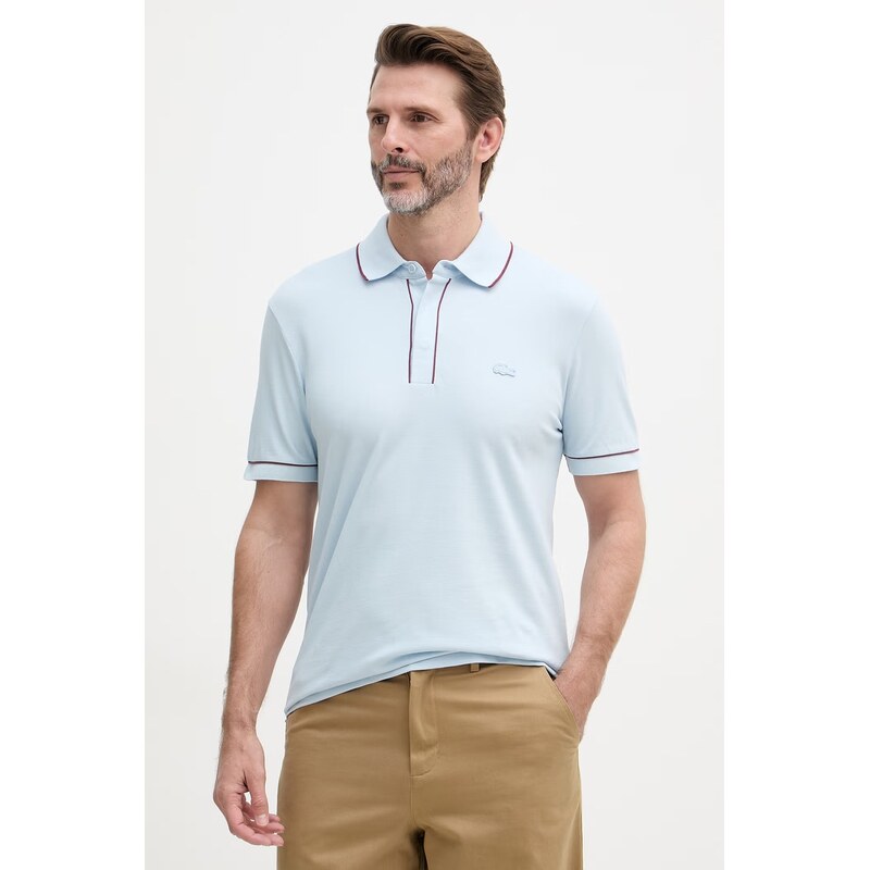 Lacoste polo pánské bavlněné s elastanem