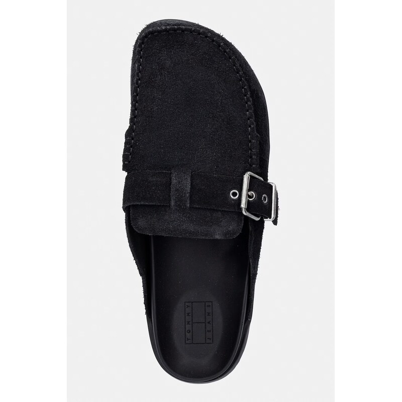 Tommy Jeans pantofle pánské semišové BIND MULE WASHED SUEDE