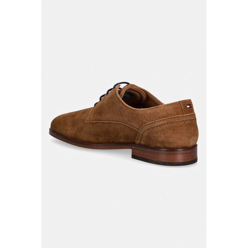 Tommy Hilfiger Polobotky pánské semišové HILFIGER SUEDE DRESS SHOE