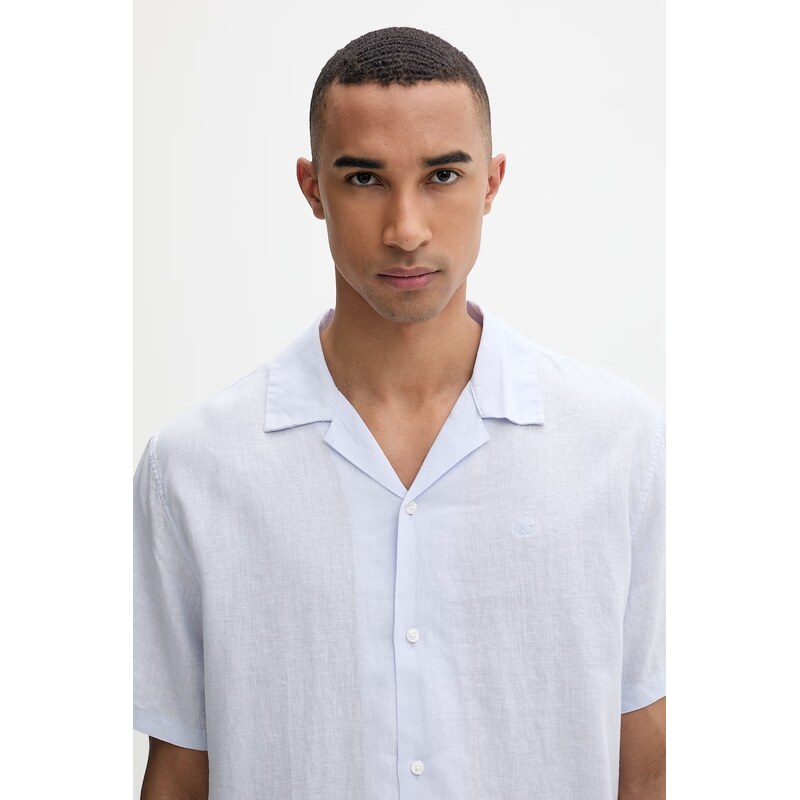 Calvin Klein košile pánská se lnem