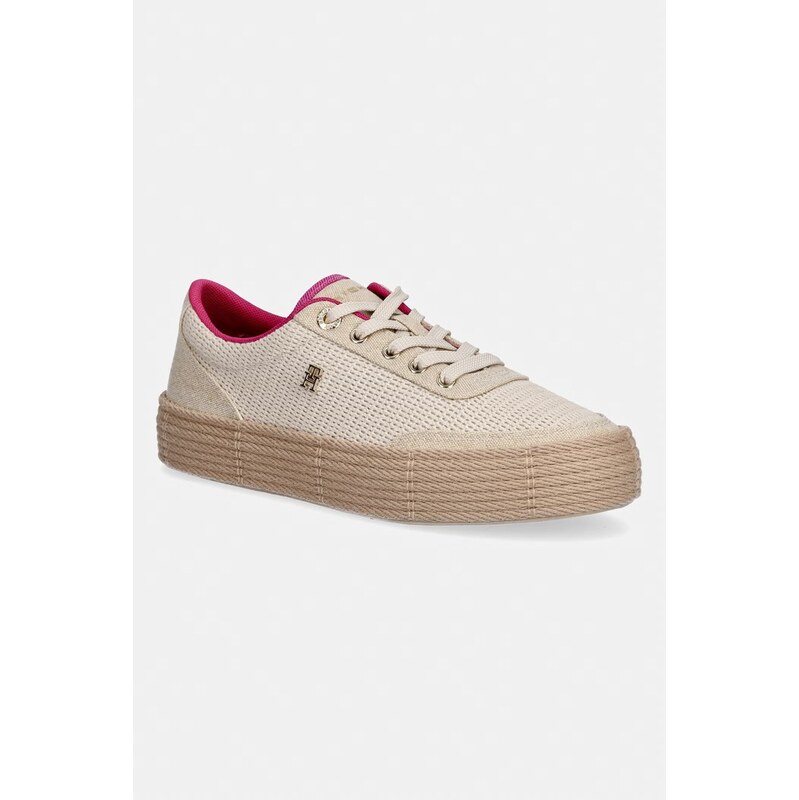 Tommy Hilfiger TH FOXING PLATFORM ROPE tenisky dámské