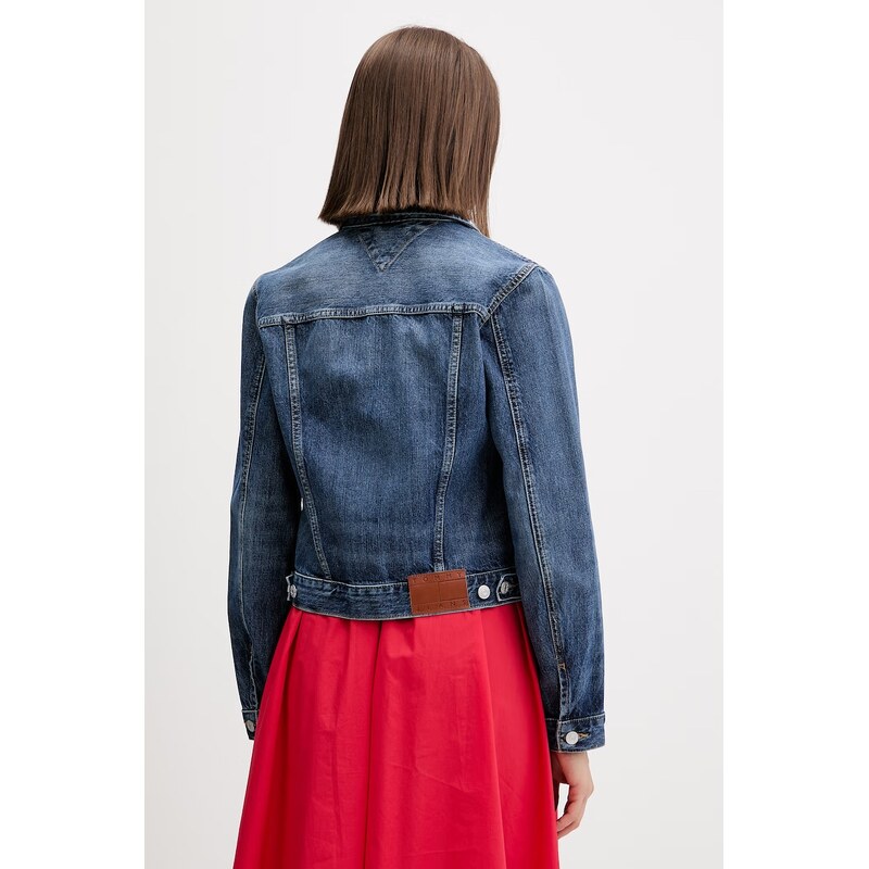 Tommy Jeans přechodová bunda dámská džínová