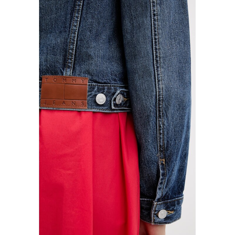 Tommy Jeans přechodová bunda dámská džínová