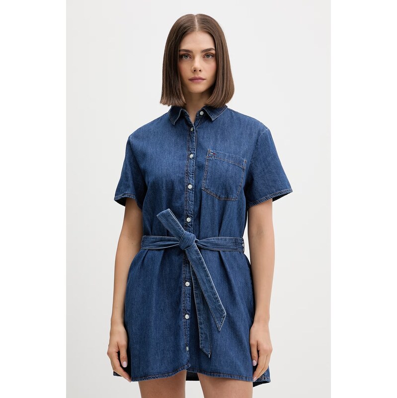 Tommy Jeans šaty bavlněné