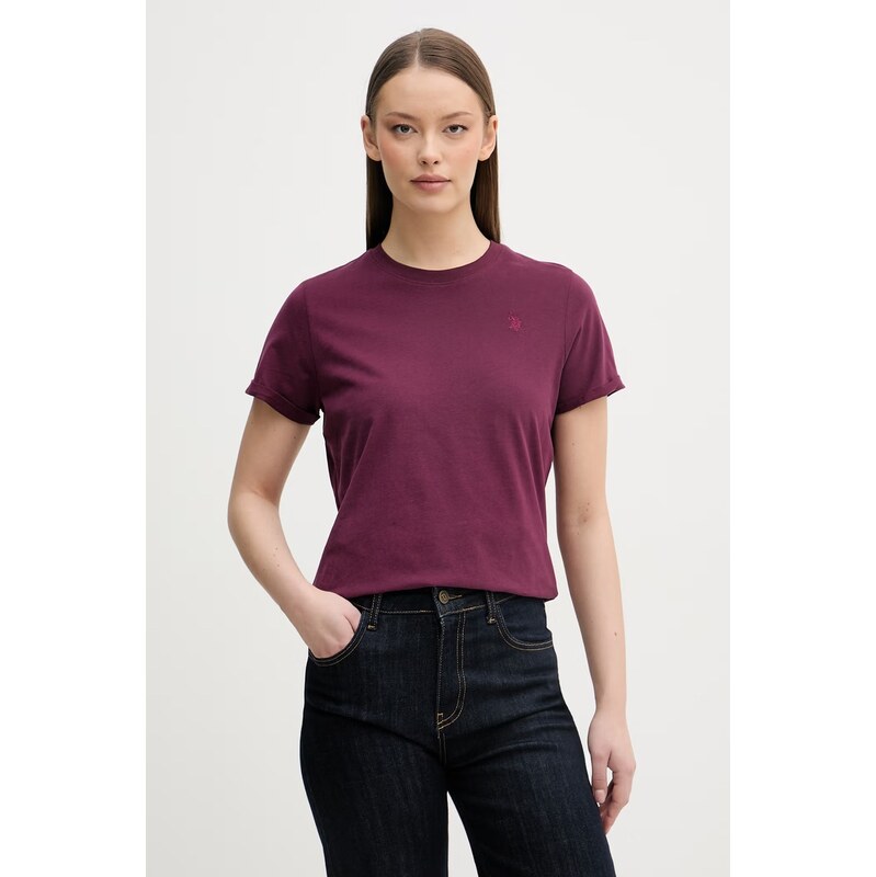 U.S. Polo Assn. tričko dámské bavlněné CREW NECK 115249780