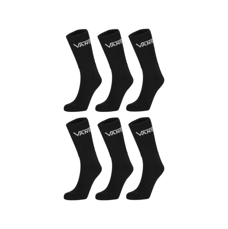 Vans CLASSIC CREW 6 PACK Unisex ponožky