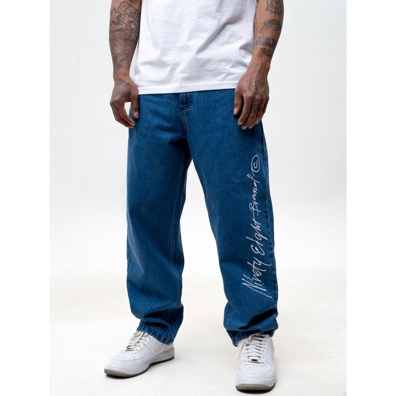 Džíny Extra Baggy modré Mass Ninety Eight
