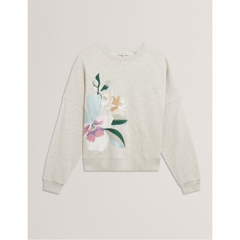 Mikina Ted Baker Grey-Marl 9668789 115255996