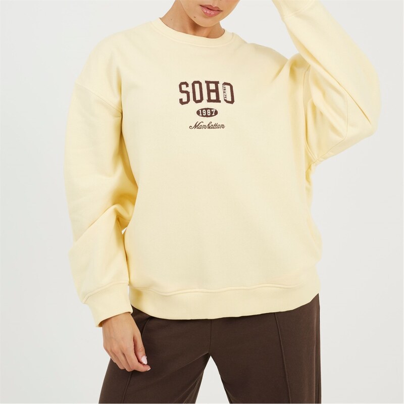 Mikina Brave Soul Yellow 4659238