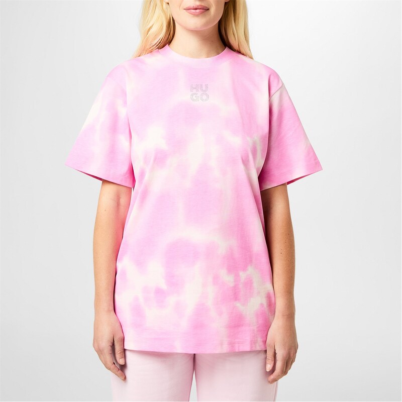 Tričko Hugo Medium Pink 4160166 115256131