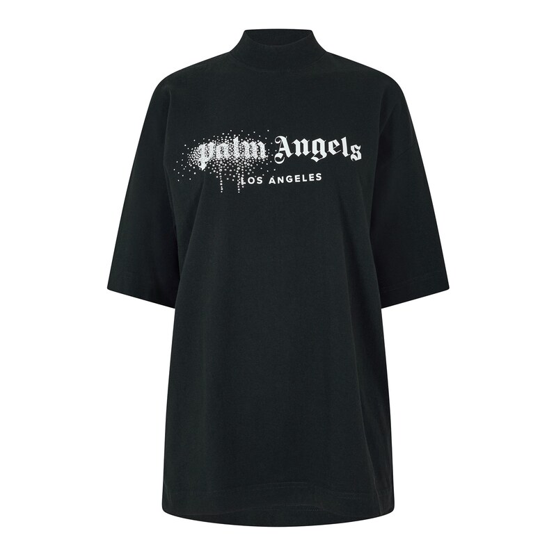 Tričko PALM ANGELS Black White 174496