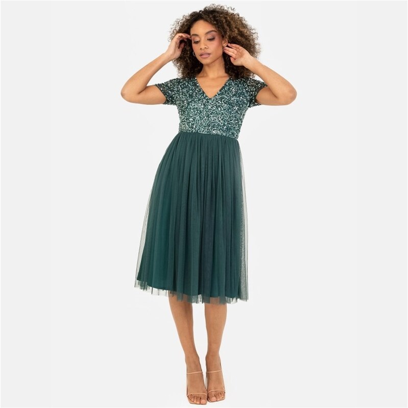 Šaty Maya Deluxe Misty Green 3295423