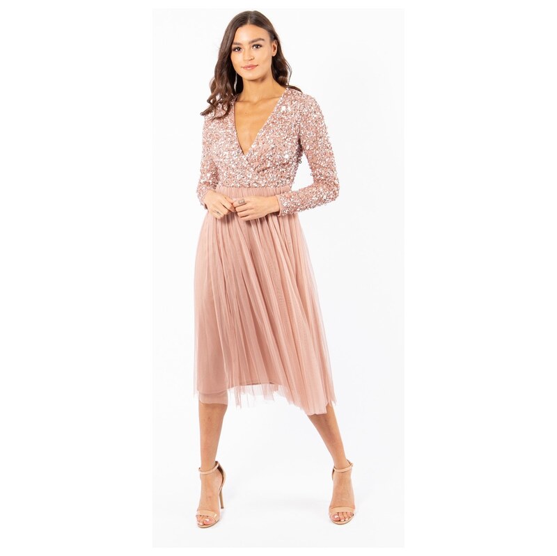 Šaty Maya Deluxe Pale Mauve 2330720 115256318