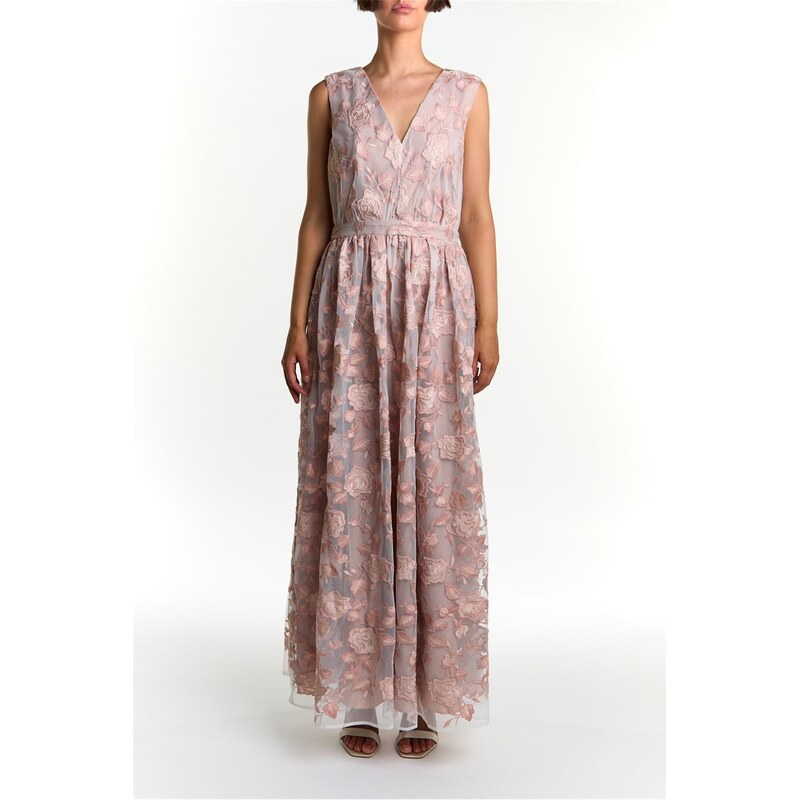 Šaty True Decadence Nude Rose Embr 427261
