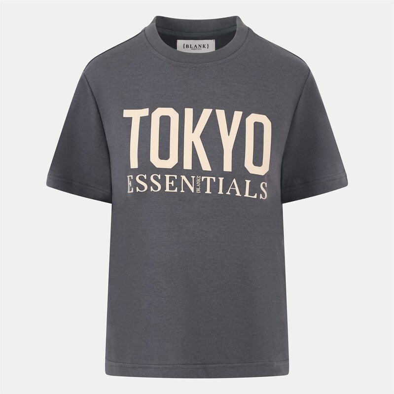 Tričko Blank Essentials Charcoal 359440