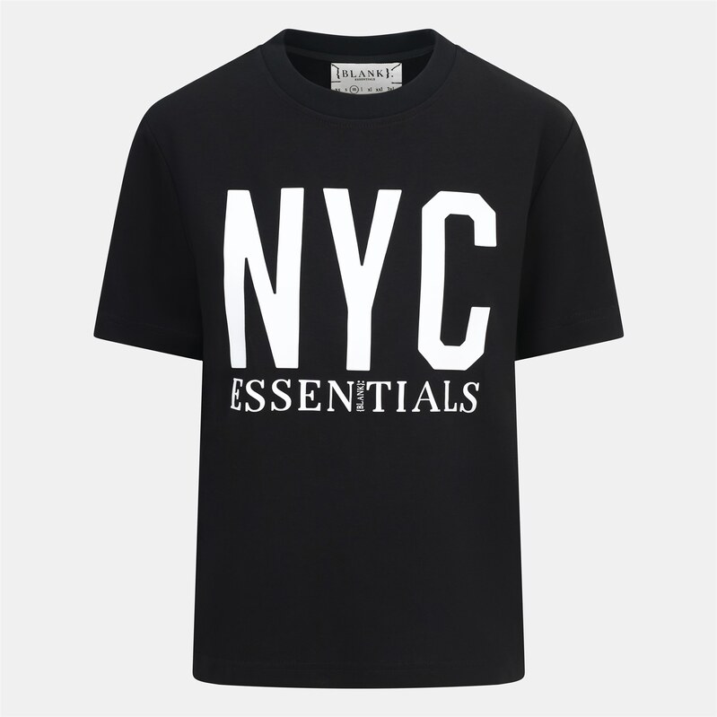 Tričko Blank Essentials Black 6080602 115256560