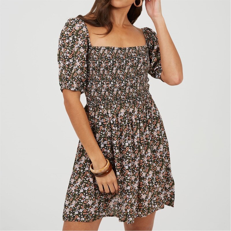 Šaty Brave Soul Pink Floral 9087579 115256673