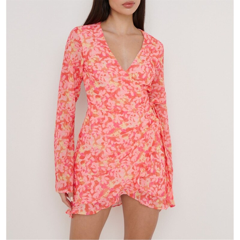 Šaty Pretty Lavish Orange & Pink 2973059 115256869