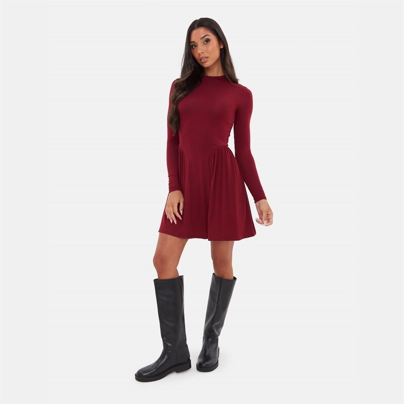 Šaty I Saw It First Burgundy 8928567 115256961