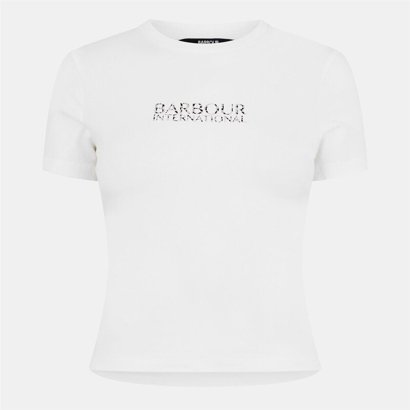 Tričko Barbour International Off White 9610221