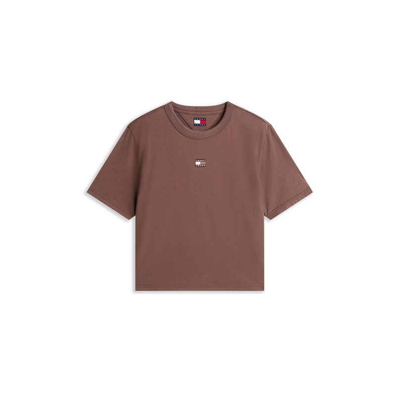 Tričko Tommy Jeans Black Walnut 6814497