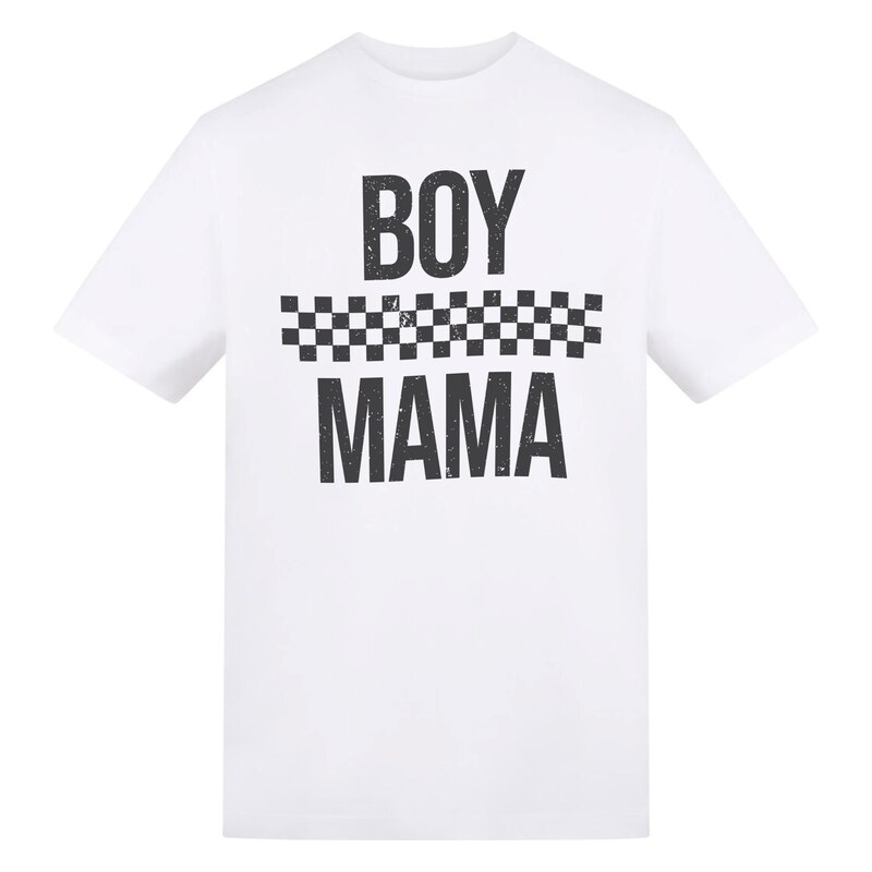 Tričko AWD Boy Mama Check 323386 115259077