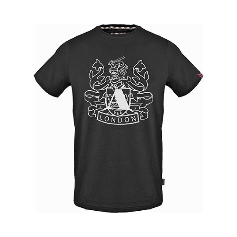 Tričko Aquascutum Black 6723069