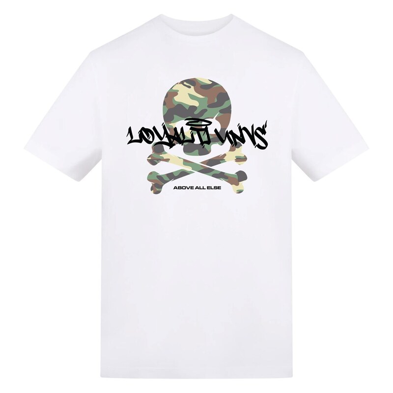 Tričko Loyalti Camo Skull 9978161