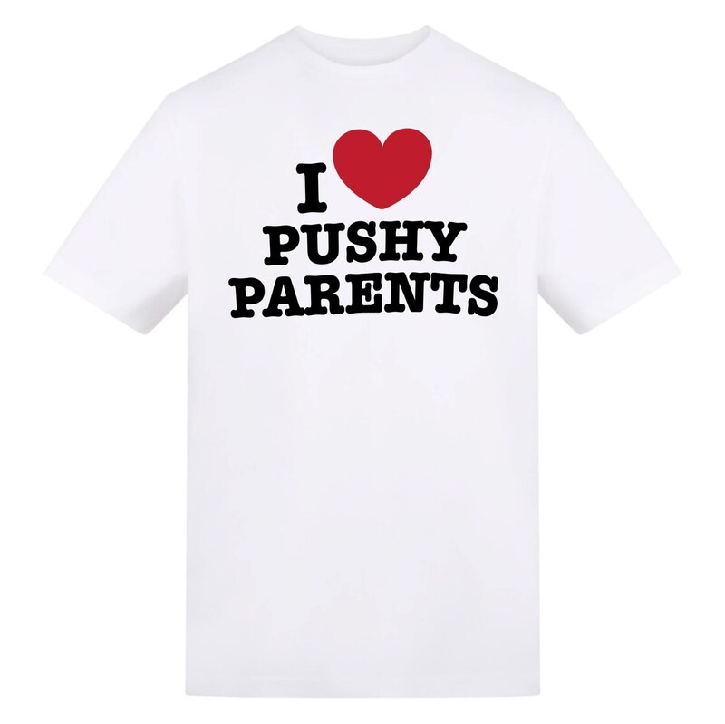 Tričko AWD I Heart Pushy Parents 8797505