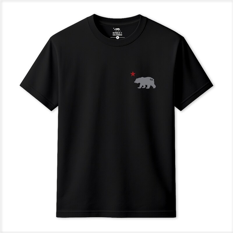 Tričko Republic of California Black 256699