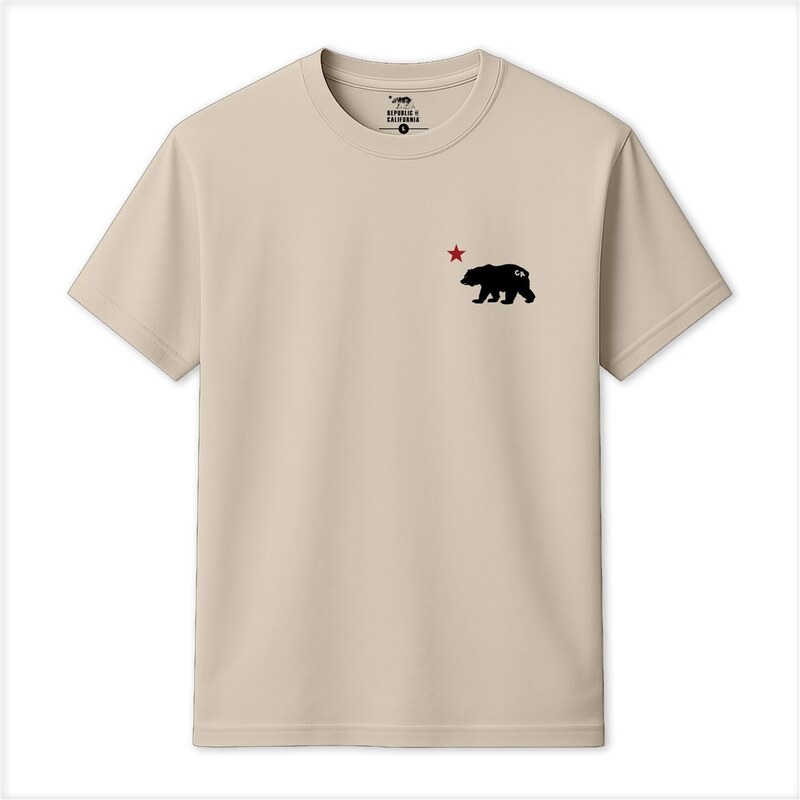 Tričko Republic of California Natural 1248015