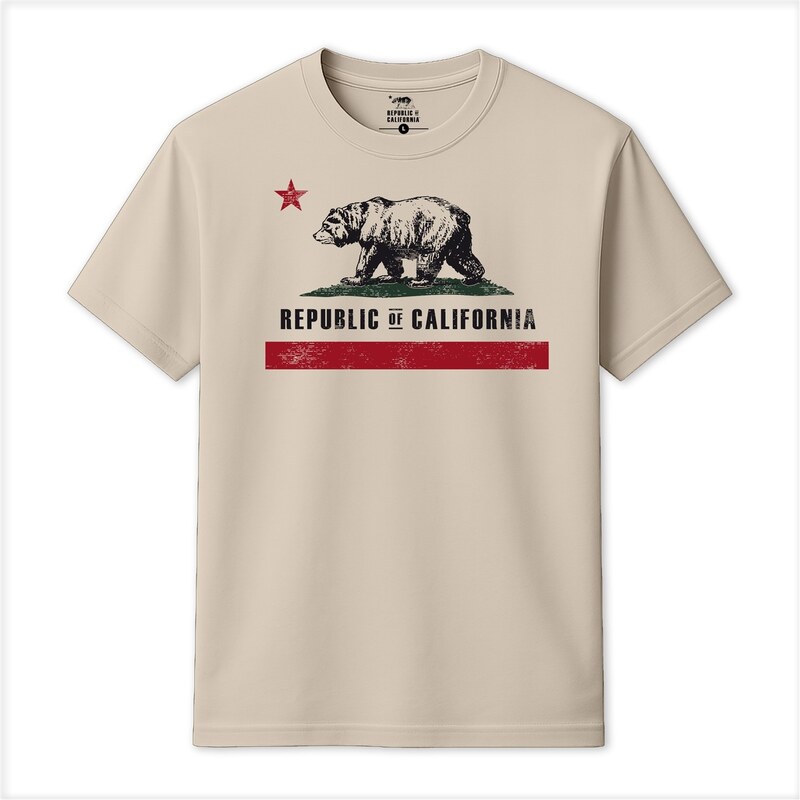 Tričko Republic of California Natural 6972866