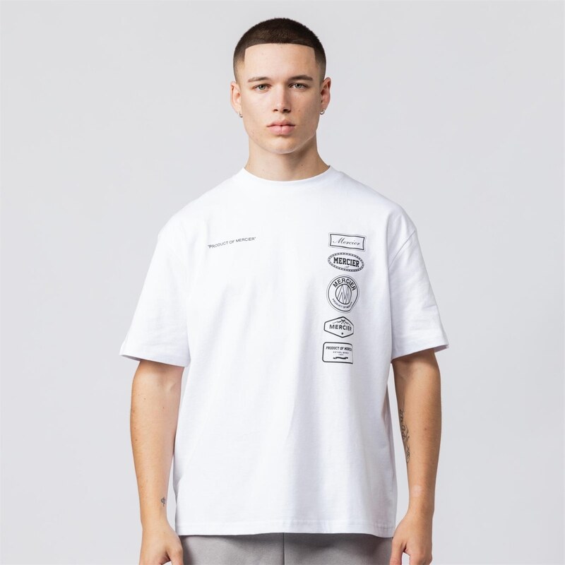 Tričko Mercier White 1277923