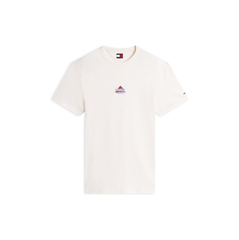 Tričko Tommy Jeans Ancient White 3841858