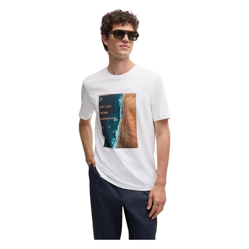 Tričko Boss White 3088658