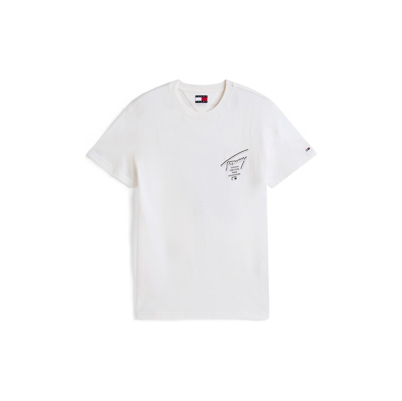 Tričko Tommy Jeans White Sig 2 255470
