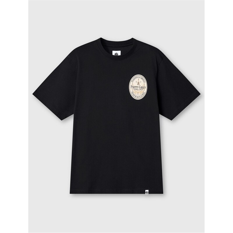 Tričko Pretty Green Black 828879