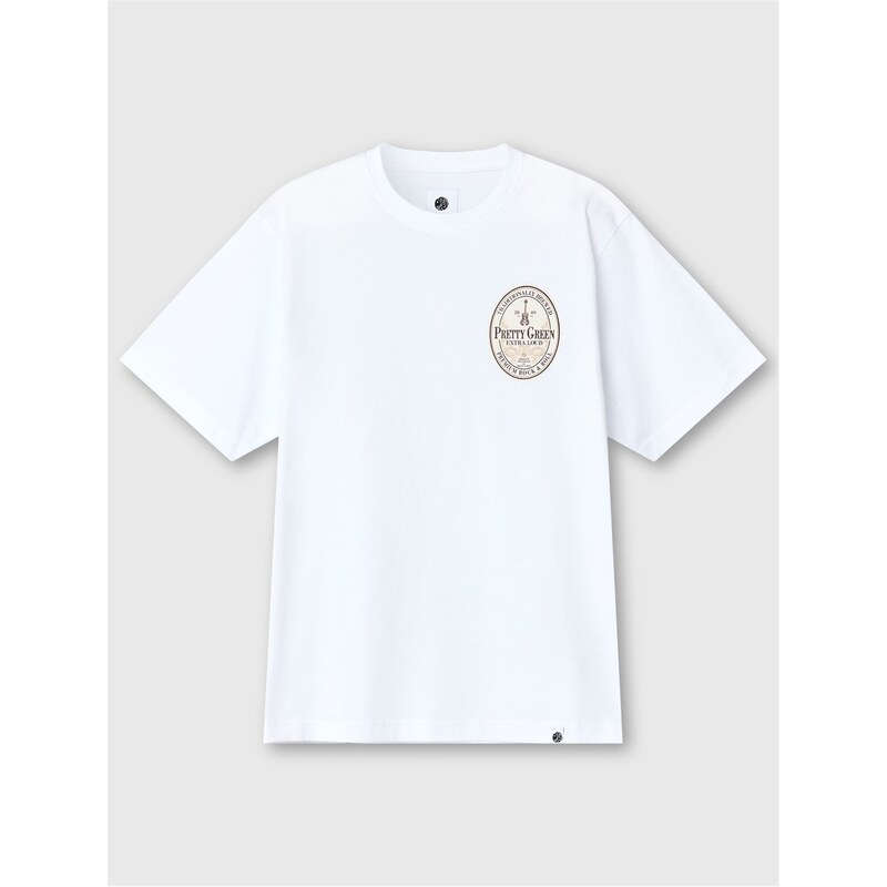 Tričko Pretty Green White 1116022