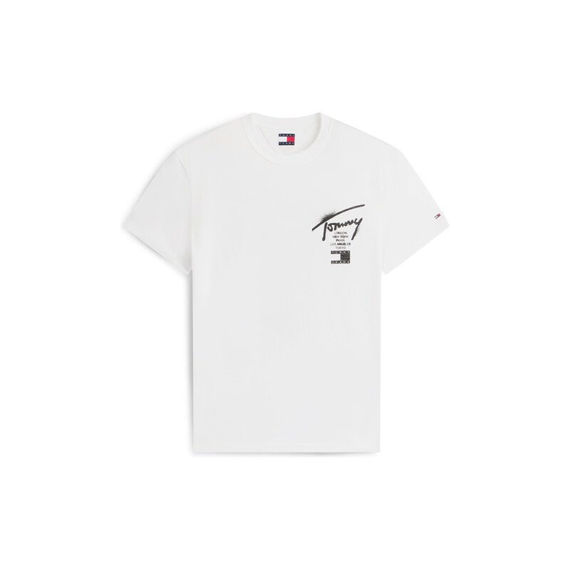 Tričko Tommy Jeans Sig Ecru 8856348