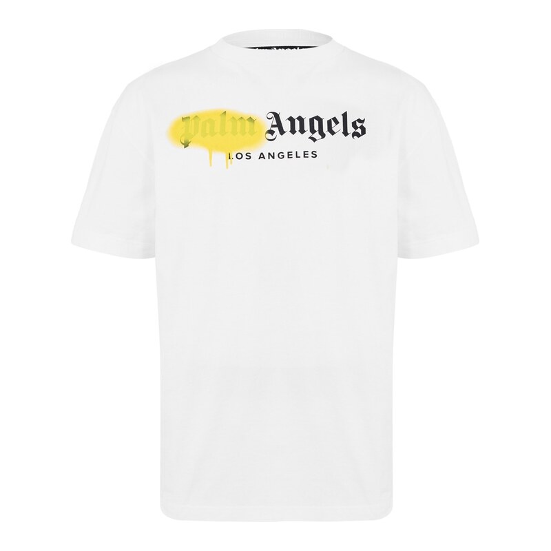 Tričko PALM ANGELS White Yellow 5152480