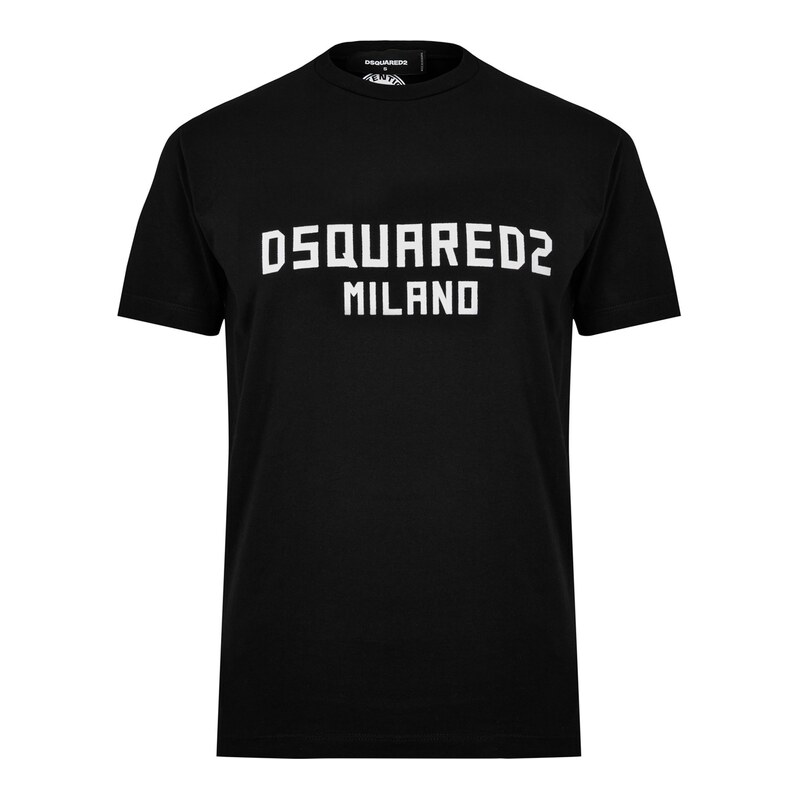 Tričko DSQUARED2 Black White 9945857