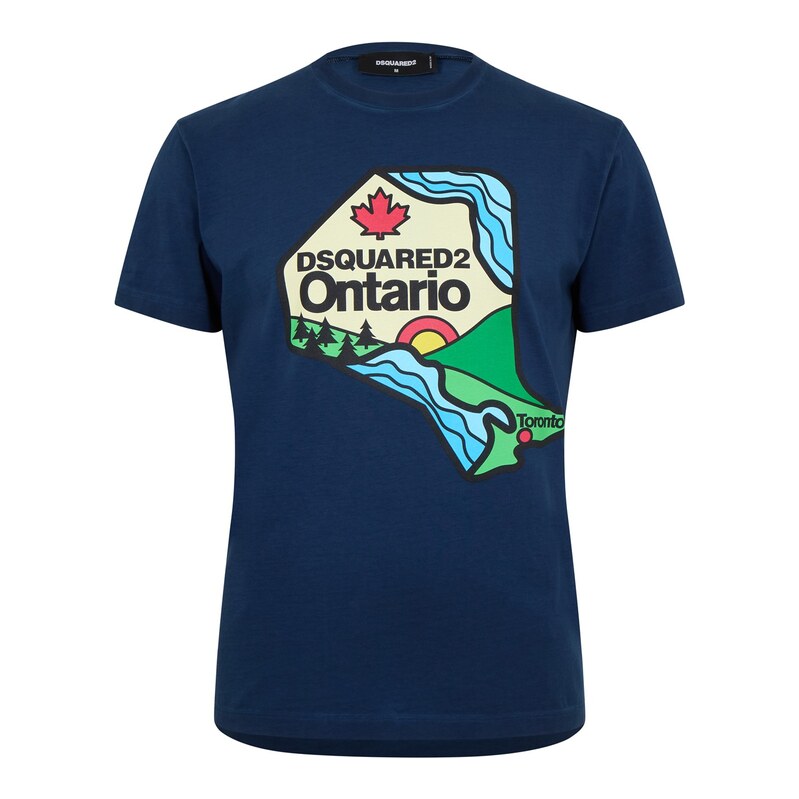 Tričko DSQUARED2 Navy Blue 3077666