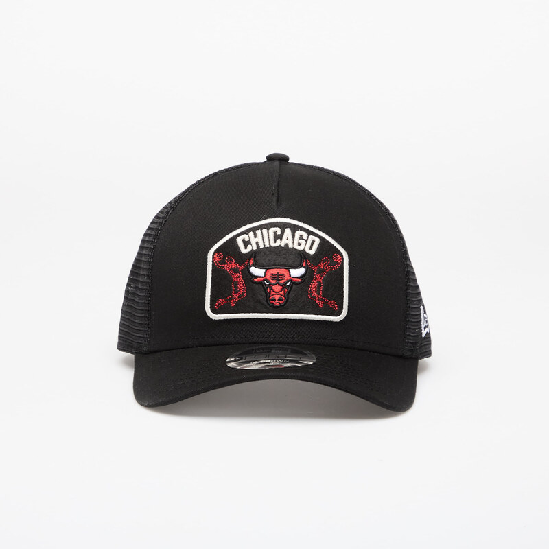 Kšiltovka New Era 9FORTY MC AF Trucker Chicago Bulls Black