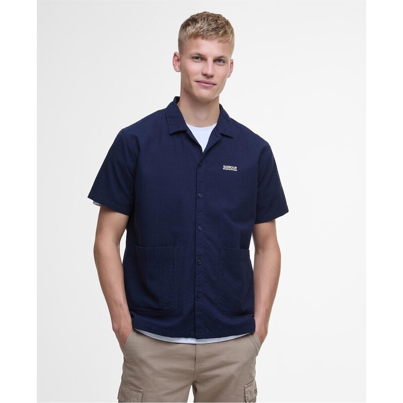 Košile Barbour International Mnght Blue BU58 643997