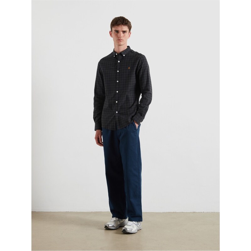Košile Farah Navy Marl 414 7694060