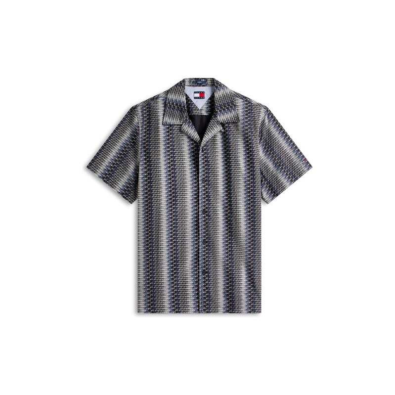 Košile Tommy Jeans Black Aop 3820952